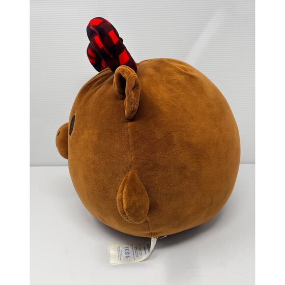 SKOOSHERZ Buffalo Check Moose Build A Bear Plush Toy Pre-Owned in good condition - Picture 4 of 8